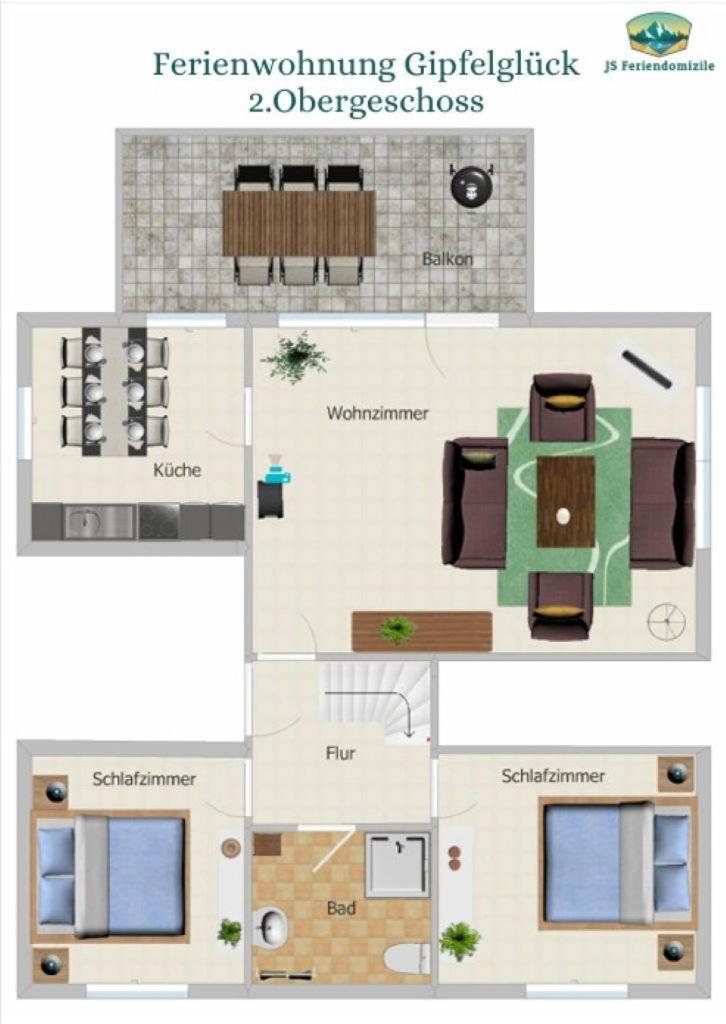 Ferienwohnung Gipfelglueck Mit Balkon Schierke Esterno foto